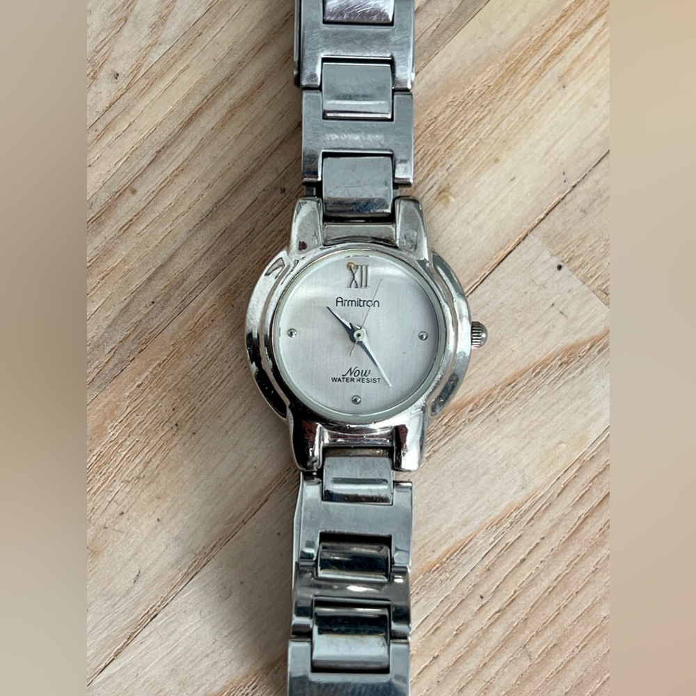 Armitron Ladies Watch Now Model Stainless Bracelet, Case, and Round Dial